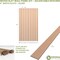 Ekena Millwork 94H x 1/4T Adjustable Wood Slat Wall Panel Kit w/ 4W Slats, Alder contains 11 Slats SWW55X94X0250AL - alternate 3